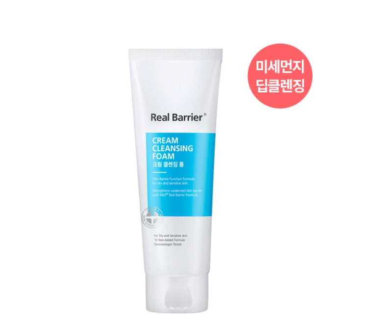 Real Barrier CREAM CLEANSING FOAM 150g Korean Womens Skincare Facial