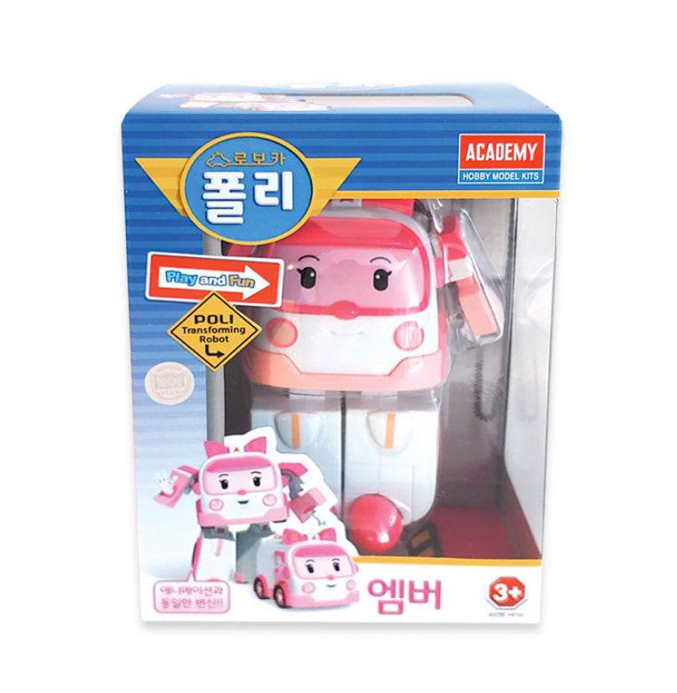 Robocar Poli Amber Transformation Robot Kids Toy Character Children Gifts