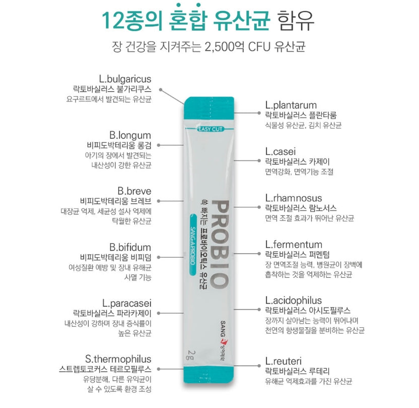 SANG A PROBIO Lactobacillus Korean Best Health Care Supplements