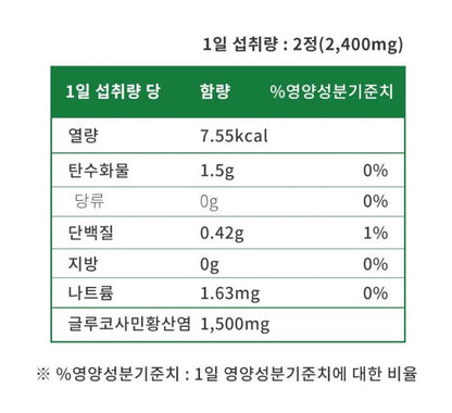 SangA Pharmaceutical Joint Madimadi Glucosamin 120 Tablets Health Care Supplements
