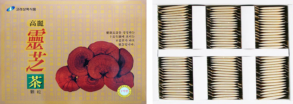 Korean Ganoderma Lucidum Tea 3g X 100 Bags Natural Lingshi Foods Drink