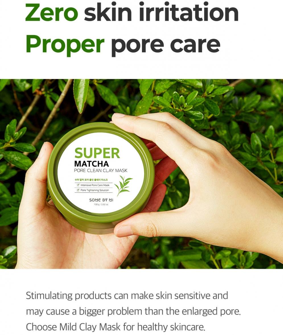 SOME BY MI Super Matcha Pore Clean Clay Mask 100g Pore Care tightening
