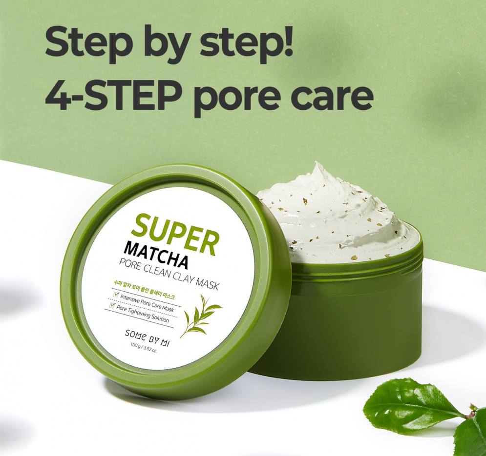 SOME BY MI Super Matcha Pore Clean Clay Mask 100g Pore Care tightening