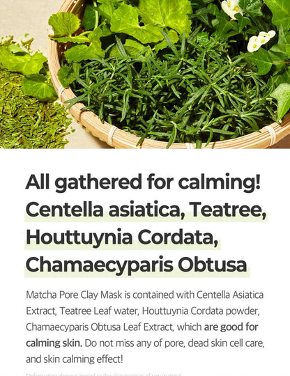 SOME BY MI Super Matcha Pore Clean Clay Mask 100g Pore Care tightening