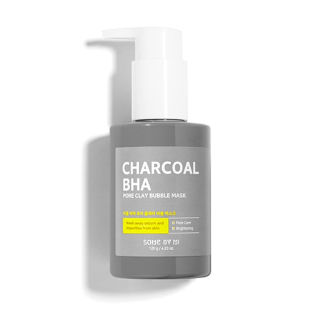 SOME BY MI Charcoal BHA Pore Clay Bubble Mask Skincare Brightening Facial Cleansing