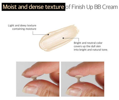 SECRET KEY Finish Up BB Creams 30ml Makeup Base Skin Tone Brightening rough moisturizing flawless