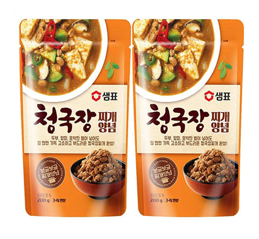 SemPio Cheonggukjang Stew Sauce Seasoning 2pack Korean Easy cooking