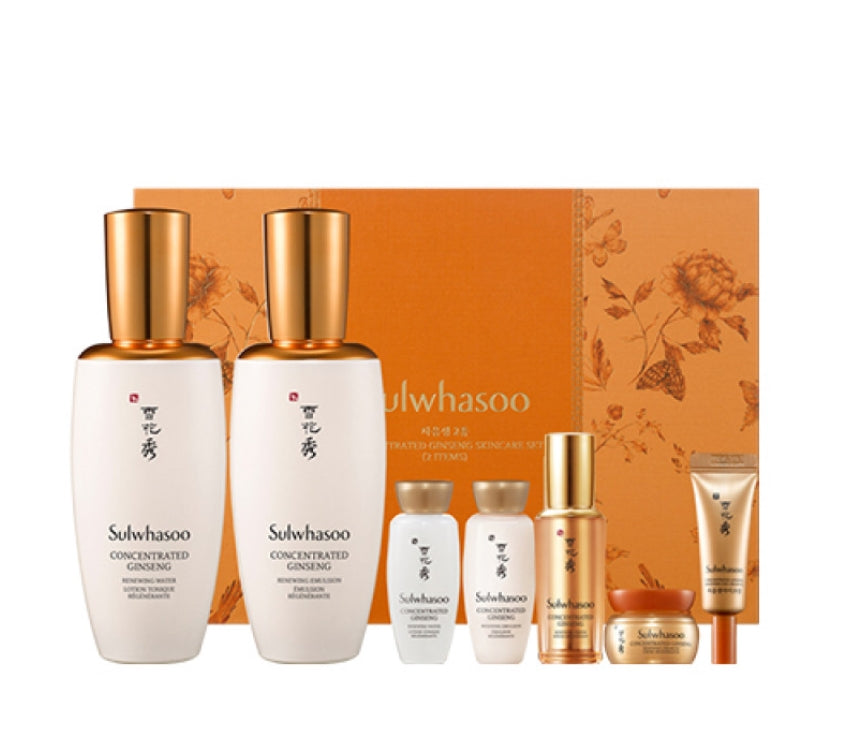 Sulwhasoo Concentrated Ginseng Renewing Skincare Set Anti-Aging Care