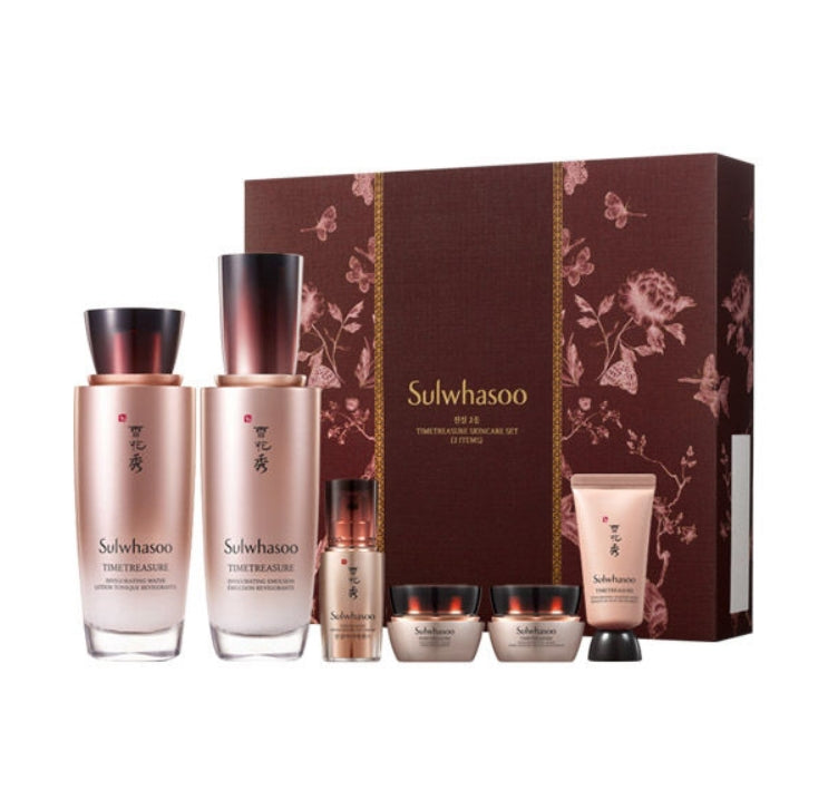 Sulhwasoo Timetreasure Renovating Set Anti-Aging Skin Smooth Essence