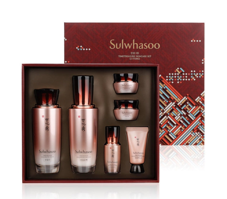 Sulhwasoo Timetreasure Renovating Set Anti-Aging Skin Smooth Essence