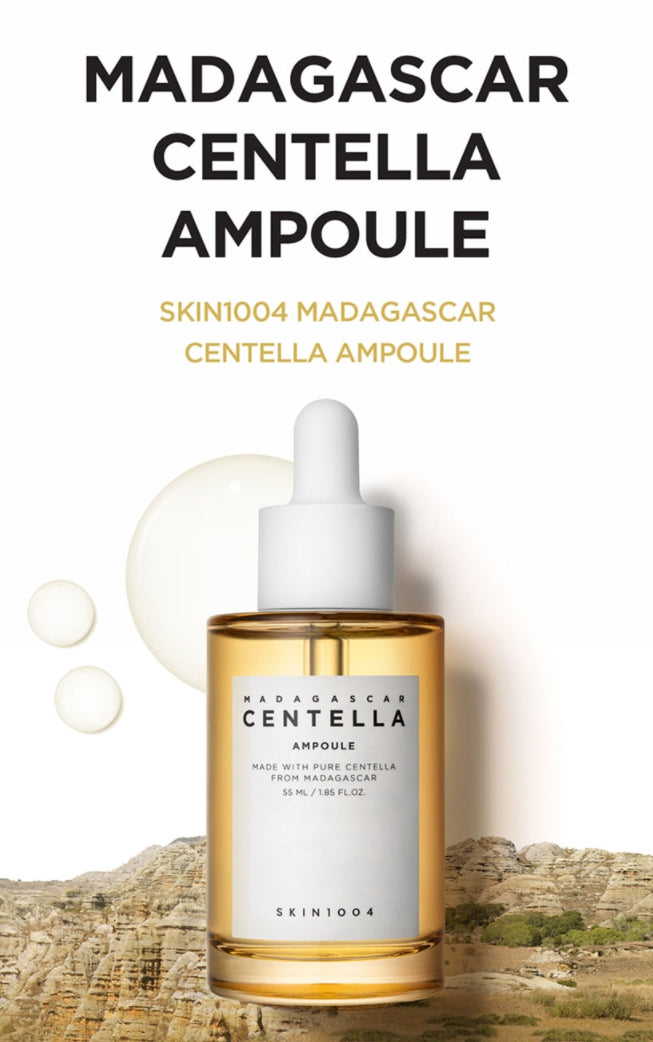 SKIN1004 Madagascar Centella Ampoule 55ml Sensitive Acne Dry Skincare Non-Comedogenic Cosmetics Soothing