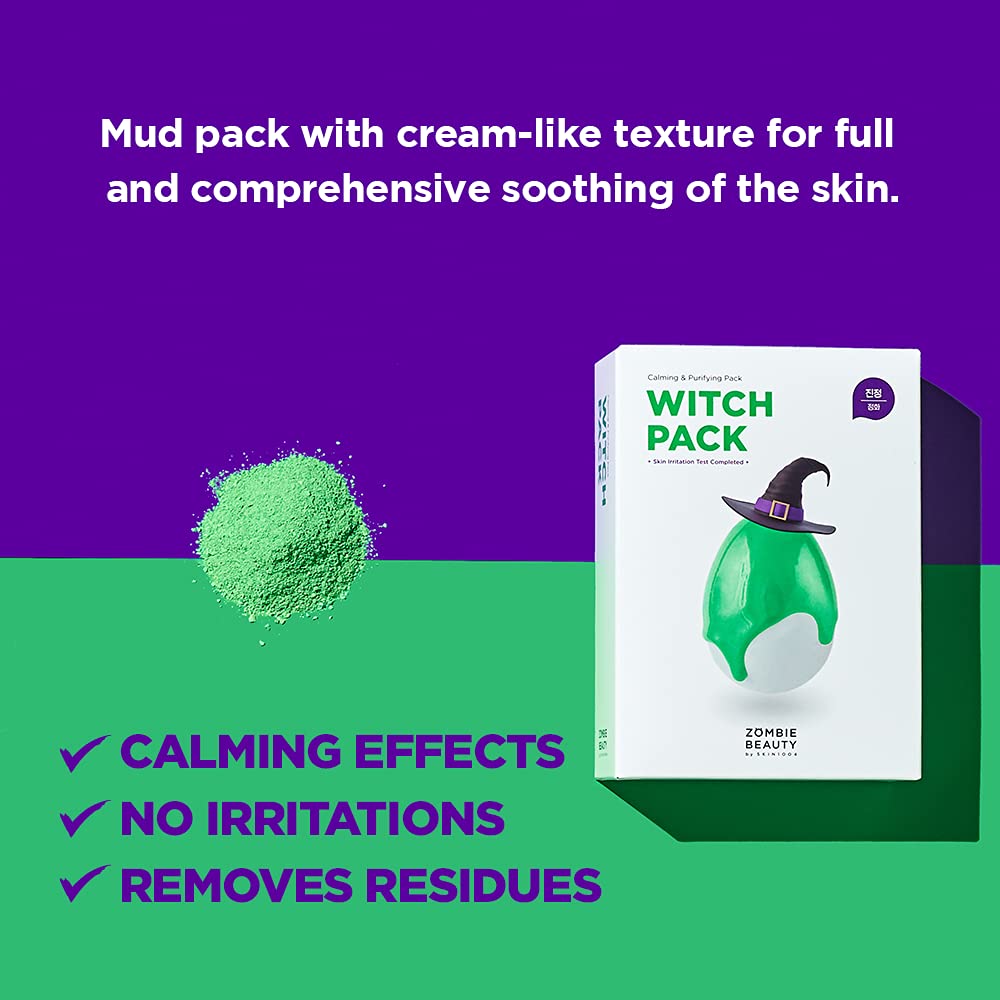 SKIN1004 Witch Pack 8ea Creamy Mud Skincare Calming Purifying Pores Elasticity Moisture Tightening Facial