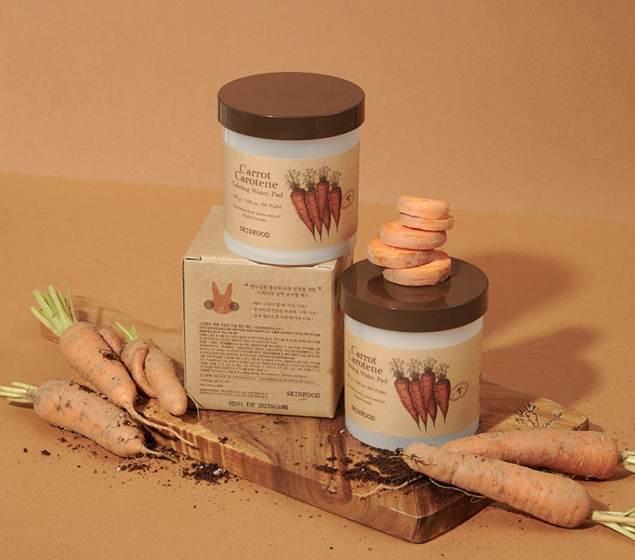 SKINFOOD Carrot Carotene Calming Water Pad Soothing Vegan Cosmetics