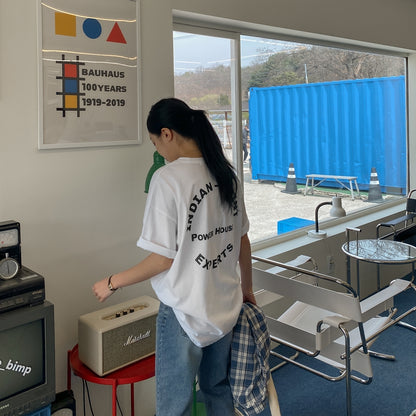 White California1984 Graphic Crewneck Tshirts Womens Short Sleeved