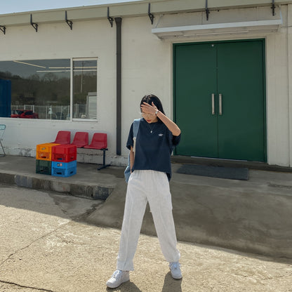 Navyblue California1984 Graphic Crewneck Tshirts Womens Short Sleeved