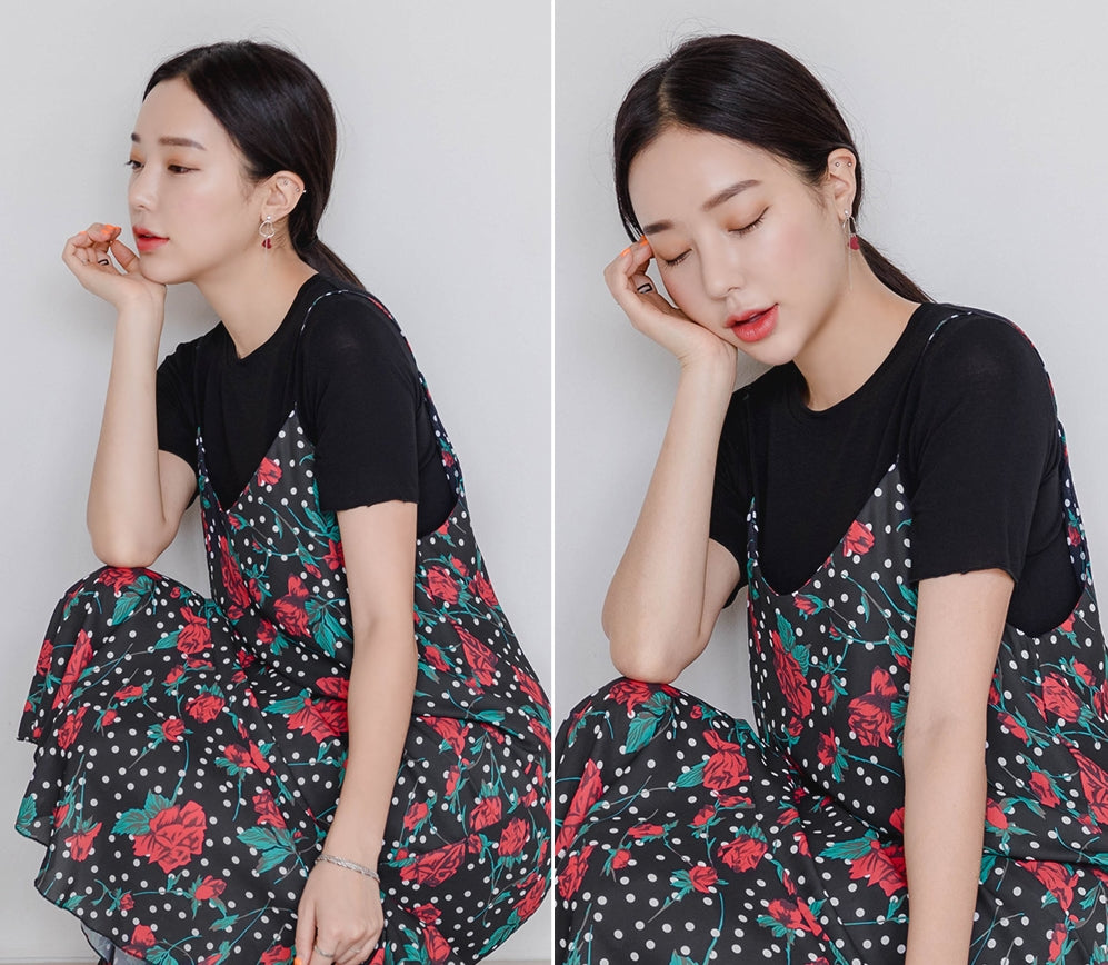 Double Heart Lovely Earrings Korean Womens Accessorise Fashion