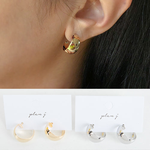 Luxurious Circle Earrings Korean Womens Accessorise Fashion
