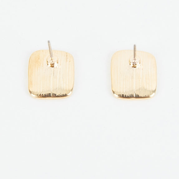 Squared Colored Earrings Accessories Korean Fashion Women