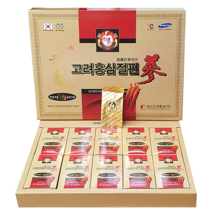 SLICED KOREAN RED GINSENG 200g Health Care Food Supplements Gifts