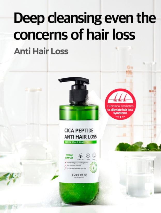 SOME BY MI Cica Peptide Anti Hair Loss Derma Sensitive Scalp Shampoo