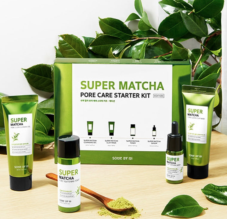 SOME BY MI Super Matcha Pore Care Starter Kit Pore Tightening Cosmetic