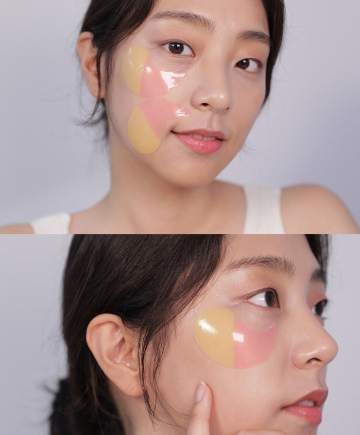 SNP Dual Pop Shine Eye Patch Skincare Elasticity Soothing Moisture Anti Wrinkles