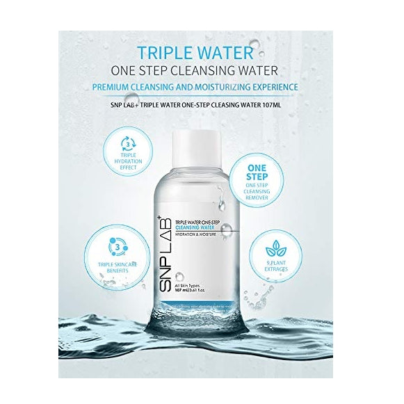 SNP LAB TRIPLE WATER ONE-STEP CLEANSING WATER 250ml Korean Cosmetics