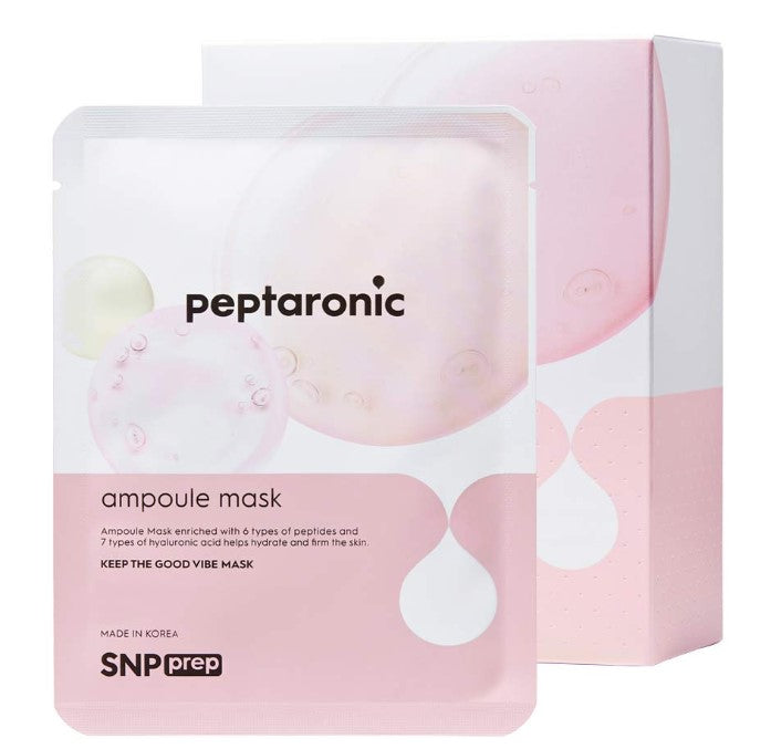 SNP PREP Peptaronic Ampoule Mask 10 Sheet Pack Korean Beauty