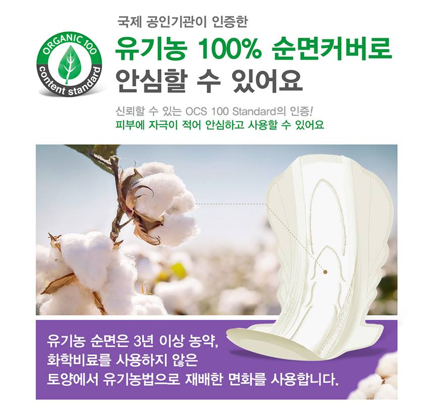 SOFY BODY FIT 330 Organic Pure cotton Sanitary Cover For Womens