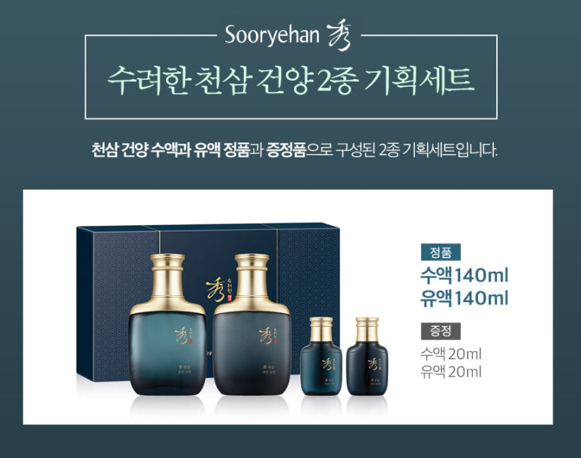 Sooryehan Cheonsam Gunyang 2Set Men Skin Moisture Elasticity Pore Care