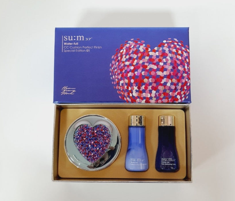 SUM37 Waterfull CC Cushion Perfect Finish Special Heart Edition Makeup