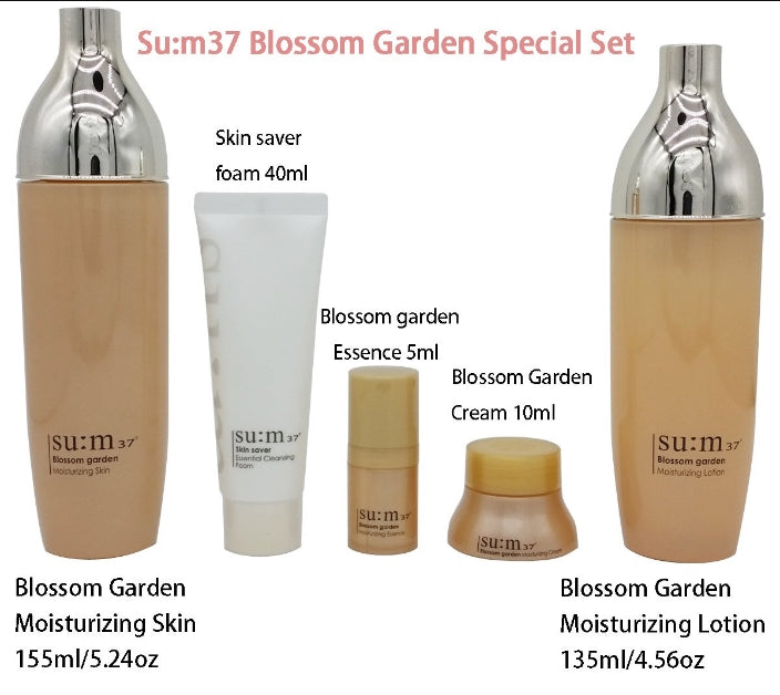 Sum37 Blossom Garden Special Set Womens Beauty Cosmetics Skin moisture