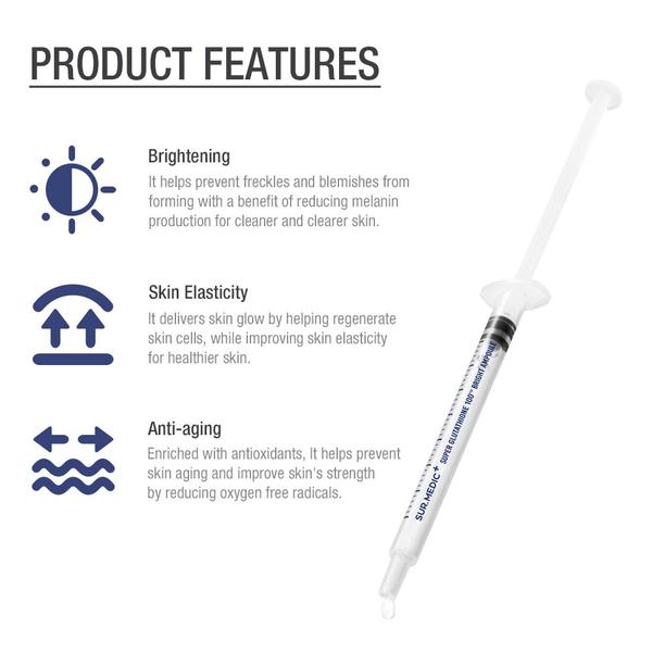 SUR.MEDIC SUPER GLUTATHIONE 100 BRIGHT AMPOULE Korean Cosmetics Skin CALD SUR.MEDIC SUPER GLUTATHIONE 100 BRIGHT AMPOULE Korean Cosmetics Skin CALD