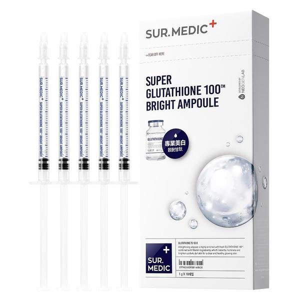 SUR.MEDIC SUPER GLUTATHIONE 100™ BRIGHT AMPOULE Korean Cosmetics Skin