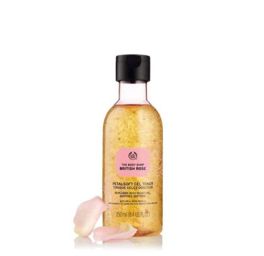 THE BODY SHOP BRITISH ROSE PETAL SOFT GEL TONER 250ML Skin Care