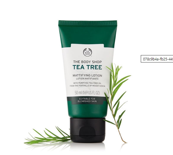 THE BODY SHOP TEA TREE MATTIFYING LOTION 50ML Skin Care Cosmetics