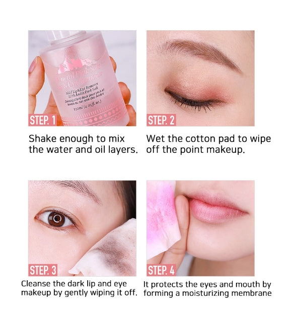 Too Cool For School Mineral Pink Salt Lip Eye Remover Womens Beauty Cosmetics