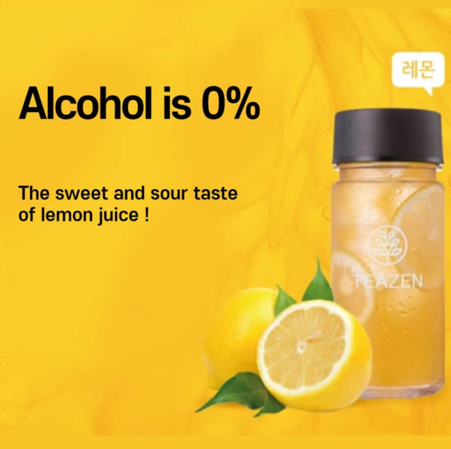 TEAZEN Kombucha Lemon 60T Powdered Drink Lactobacilli Probiotics Tea Health Supplements