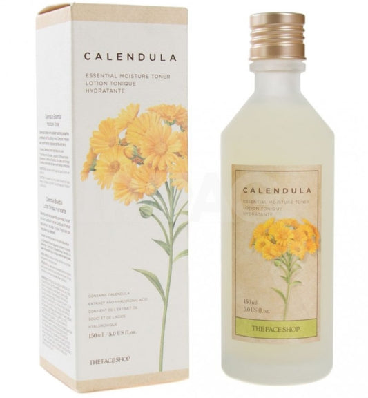 THE FACE SHOP CALENDULA ESSENTIAL MOISTURE TONER 150ML Korean Cosmetic