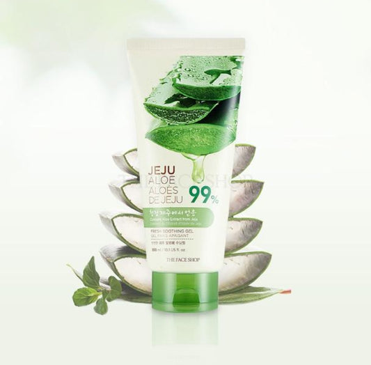 THE FACE SHOP JEJU ALOE FRESH SOOTHING GEL 300ml Korean Moisture Face