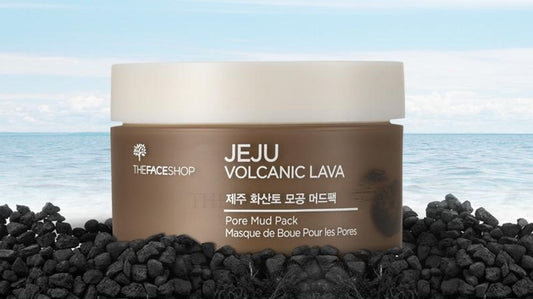 THE FACE SHOP JEJU VOLCANIC LAVA PORE MUD PACK 100ml Korean Skincare