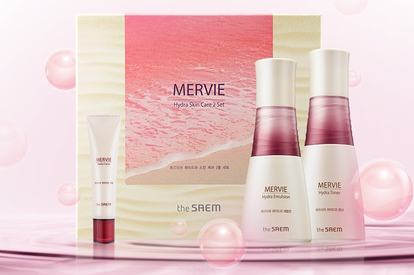 THE SAEM MERVIE HYDRA SKIN CARE 2 SET Korean Womens Cosmetics Beauty