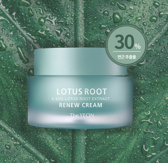 THE YEON LOTUS ROOT RENEW CREAM 50ML Korean Cosmetics Skincare