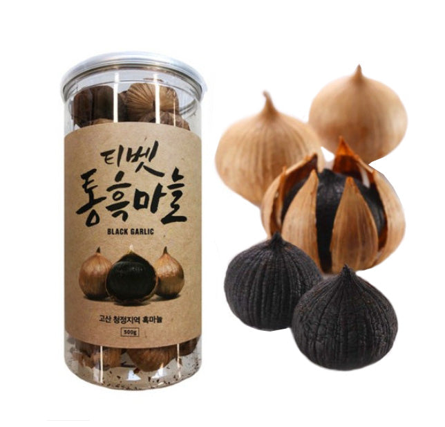 Tibet 100% Black Whole Peral Garlic 500g Korean Health Organic Gourmet Food Fatigue Blood Circulation Immunity