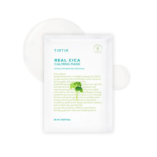 TIRTIR Real Cica Calming Masks Centella asiatica extract Moisturizing