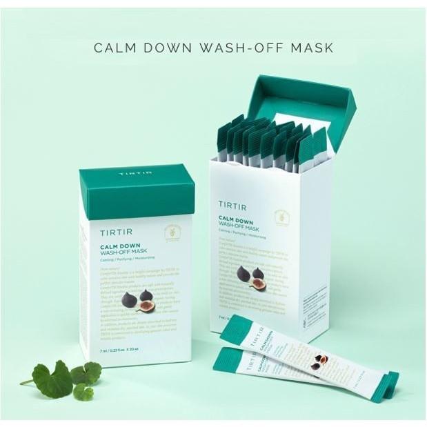 TIRTIR Calm Down Wash Off Mask 7ml X 20ea moisturizing Hyaluronic acid