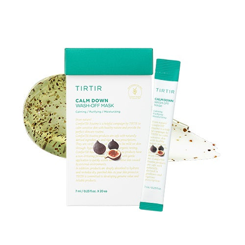 TIRTIR Calm Down Wash Off Mask 7ml X 20ea moisturizing Hyaluronic acid