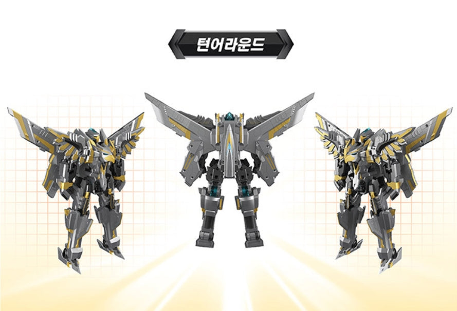 Tobot V Silver Hawk Transforming Robot Action Figure Toy Children Kid