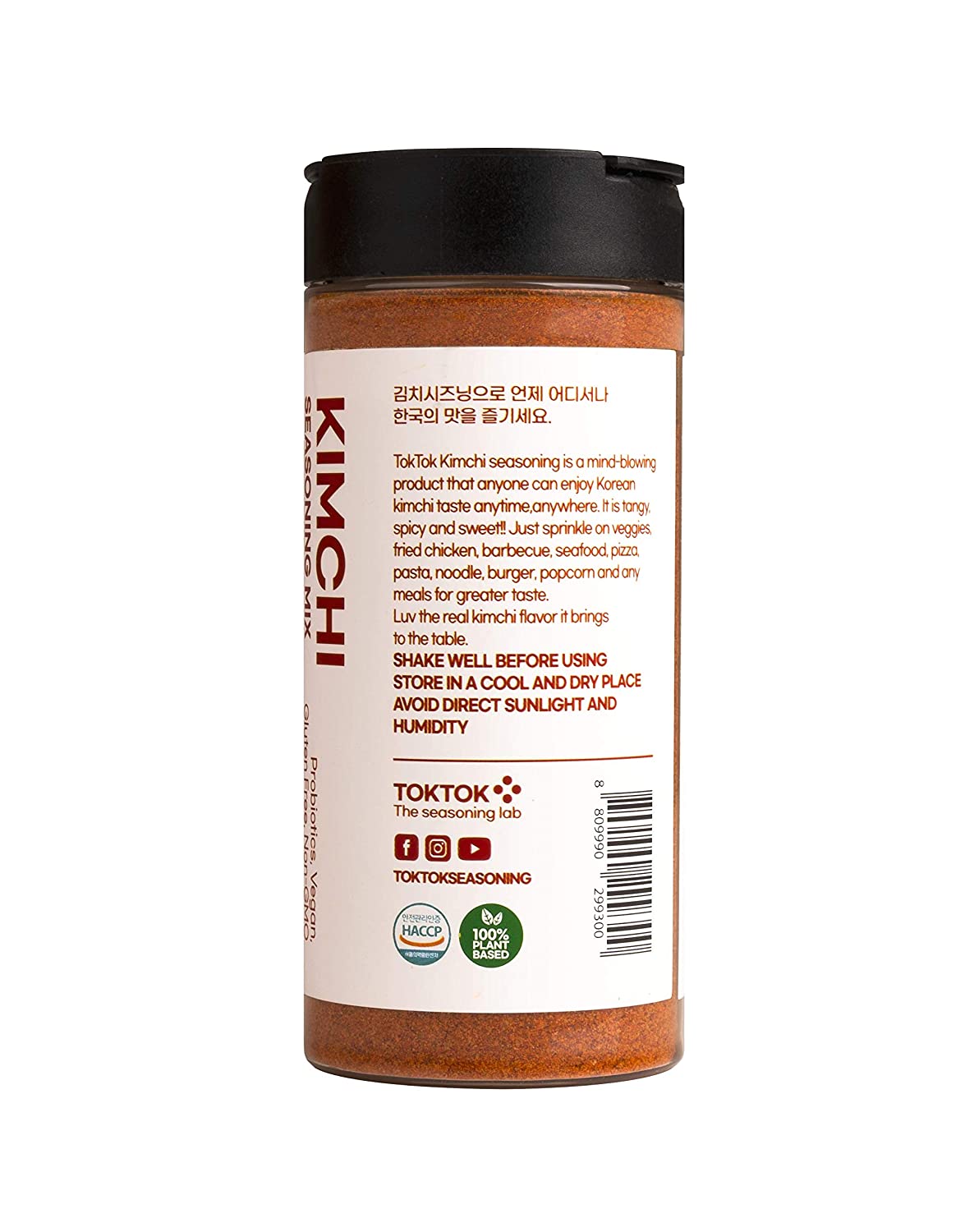 TOKTOK Korean Kimchi Seasoning Powder Mix 3.5oz (100g) BBQ Grilling