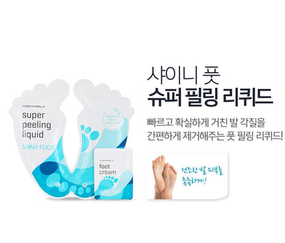 TONYMOLY Shiny Foot Super Peeling Liquid Footcare Womens Cosmetics